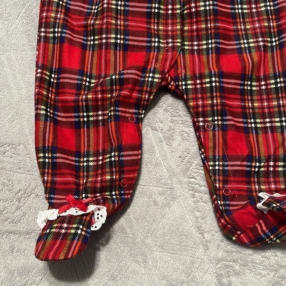 PLAID with Ruffle Footie - Picture 5 of 5